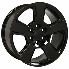 Yukon Tahoe Silverado Sierra Chevrolet Replica Wheels Chrome 5652 20x9 1