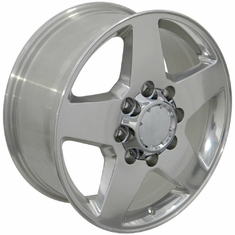 8-Lug Chevrolet Replica Wheels Rim 20x8.5 For 2500 3500 Silverado Sierra 8x165 Mach'D 5503 0