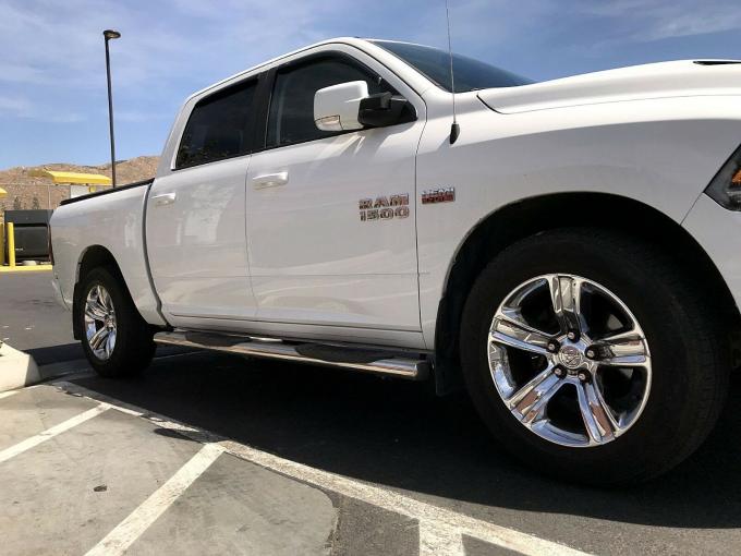 20 Inch Five Spoke Wheels For Dodge Ram 1500 20 X9 Chrome Rims 2453 0