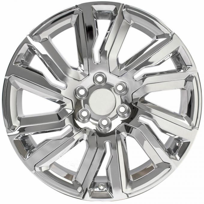 Ct2078 22x9 Gmc Replica Wheels Satin Black Gloss Black Insert Rim Chevy 22" 10