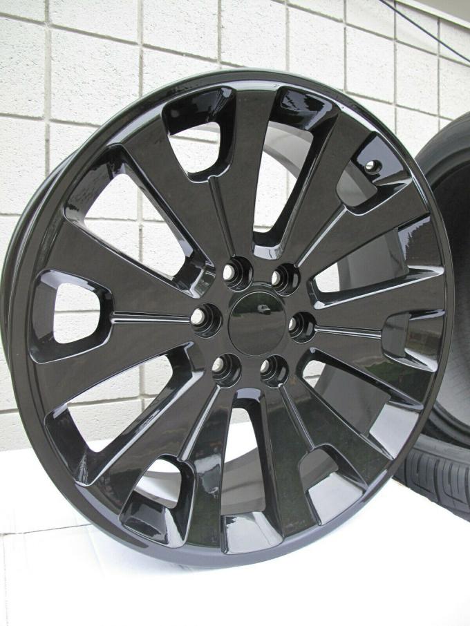 Ct2068 Chrome Wheel Rim Fits Gm Accessory 22x9 6x5.5" +24mm 22 Inch 0