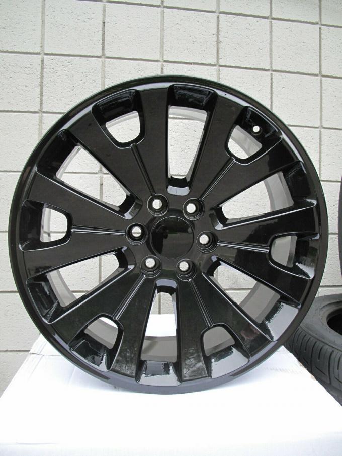 Ct2068 Chrome Wheel Rim Fits Gm Accessory 22x9 6x5.5" +24mm 22 Inch 2