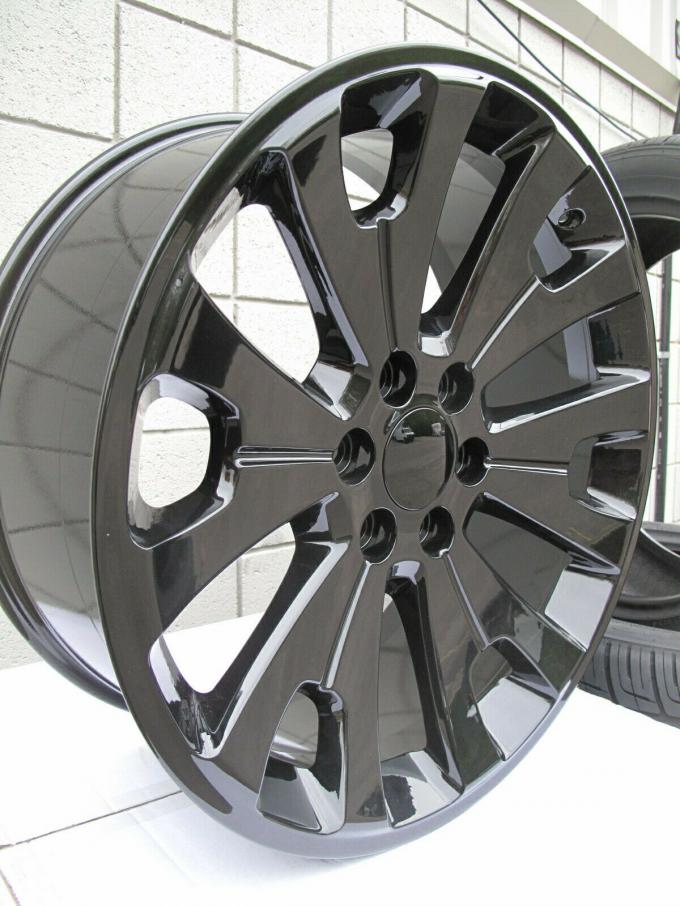Ct2068 Chrome Wheel Rim Fits Gm Accessory 22x9 6x5.5" +24mm 22 Inch 5