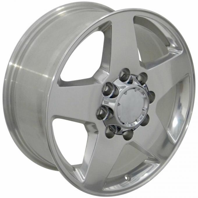 Ct2072 20 Inch Polished Aluminum Wheels Set Of 4 Fit 8x180 Lug 2011-2020 Silverado Sierra 2