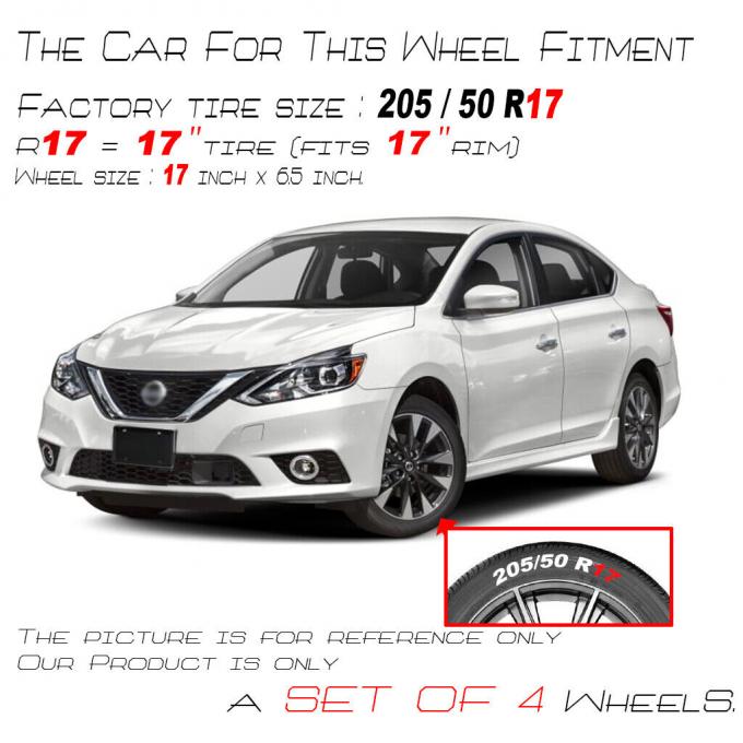 Replica Machined Wheels Rim 62748 19" For Nissan Rogue 17-20 0