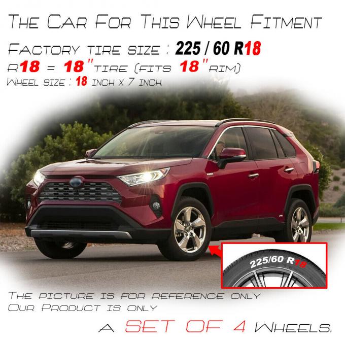 OEM Rim 75242 69131 Silver Toyota Replica Wheels For RAV4 19-22 0