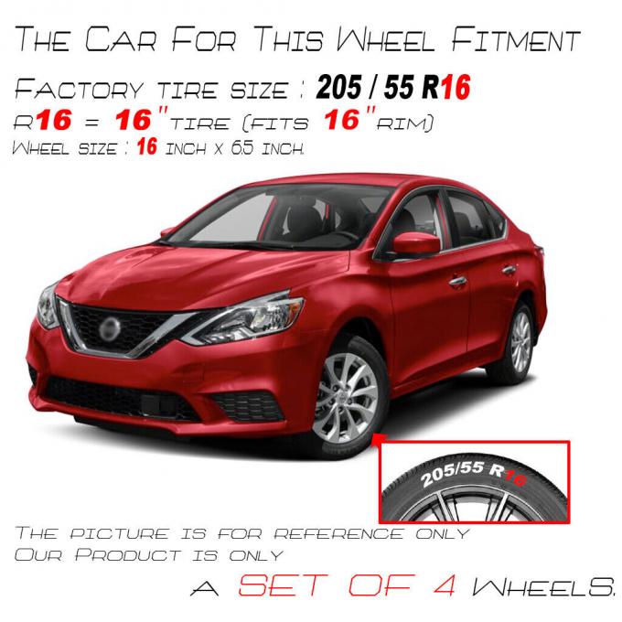 16" Silver Wheels For Nissan Sentra 16-19 OEM Alloy Rim 62756 0