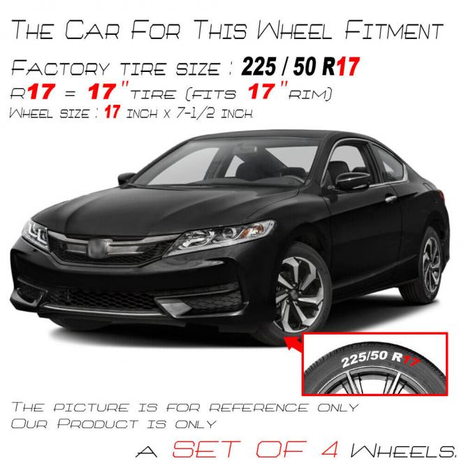 OEM 16-17 Honda Accord Machined Wheels Rim 64080 0