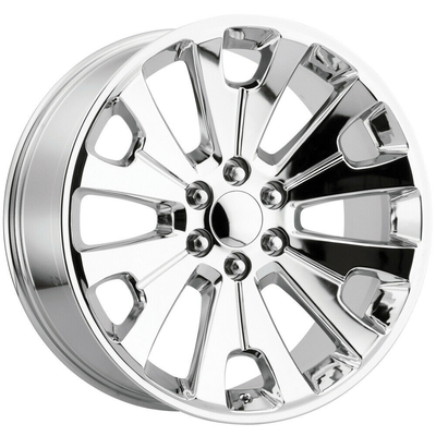 Ct2068 Chrome Wheel Rim Fits Gm Accessory 22x9 6x5.5" +24mm 22 Inch