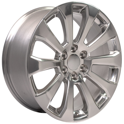 22x9 5922 Polished Rims For Suburban Tahoe Silverado 1500 High Country
