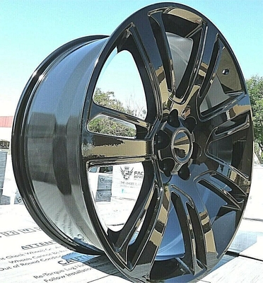 Gloss Black 22" Cadillac Escalade Wheels Rims For Sierra Yukon 6x139.7