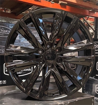 Aluminum Black Replica Wheels Rims 22" All Season Tires For Escalade Sport