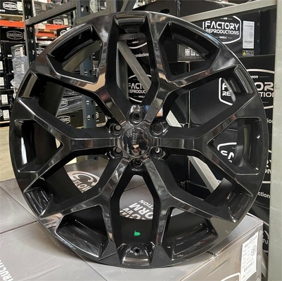 Snowflake CK156 Wheels Rims Gloss Black GMC Sierra Yukon Denali Fits 26"