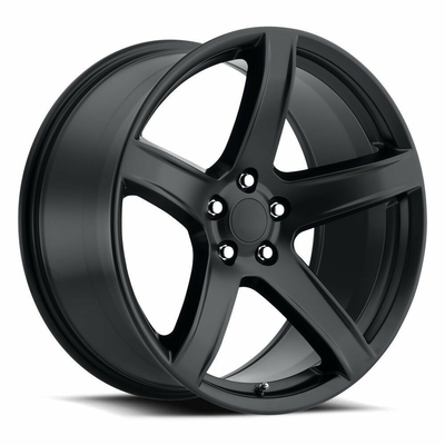 5x115 20" Hellcat HC2 Replica Wheels Rims Satin Black Chrysler 300 RWD