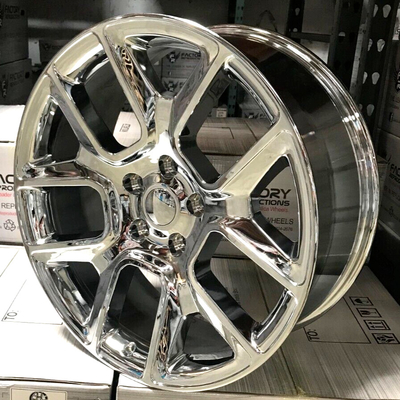 1500 5x5.5 2WD 4WD RAM Limited Chrome Wheels Rims All Season Tires  22"