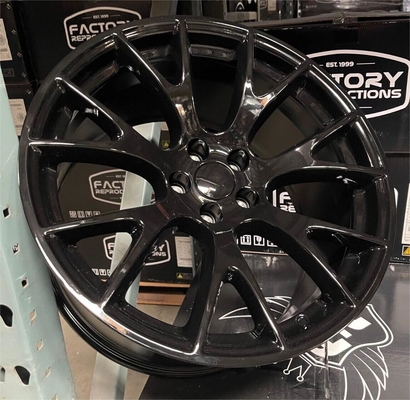 Fits 20" 9.5" 10.5" Hellcat Wheels Rims Gloss Black Challenger Charger RWD 5x115