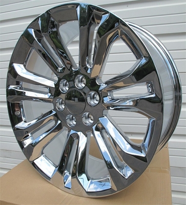 22" 1500 Ram 6 Lug Chrome Wheels Rims 5666 Factory Spec