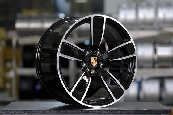 quality 5x130 Forged Black Wheels 22 Inch 22X9.5 71.6 Fit Porsche Cayenne Turbo factory