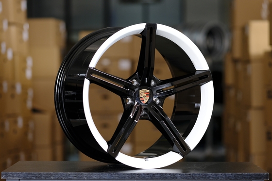 buy 8.5-12J Forged Alloy Wheels 19 Inch - 21 inch rims Black White Customizing Color online manufacturer