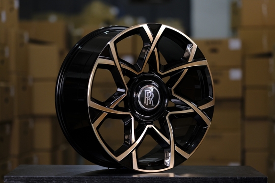 22in Staggered 5x120 Forged Alloy Wheels 72.6 For Royce Rolls car