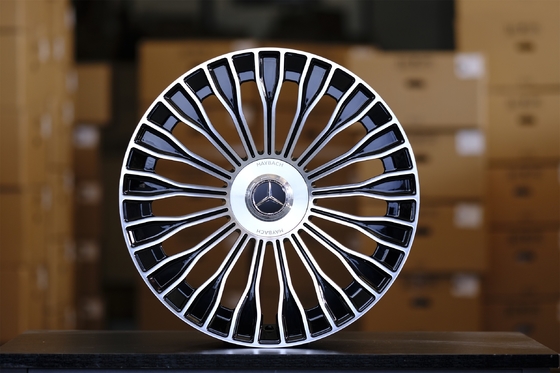 Car Black Machine Face Rims 19X8.5 19 Inch Forged Rims For 2021 MAYBACH S680