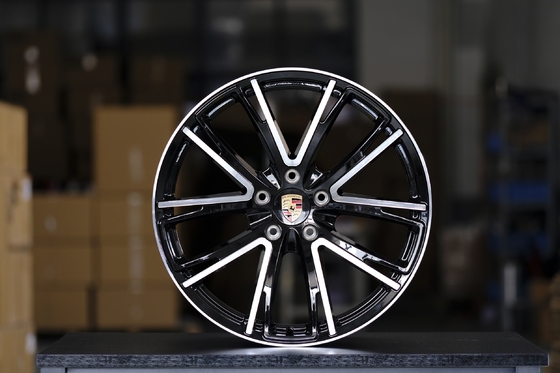 21X9.5 21X11 Forged Alloy Wheels Custom PCD 5x130 Black Surface ISO16949