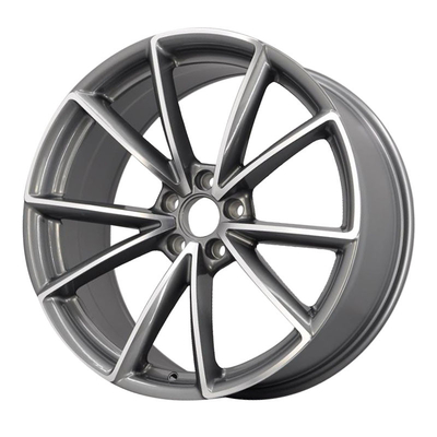 PCD 5X112 17 Inch Wheels CB 66.45 Silver A356.2 Aluminum Audi Replica Rims