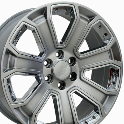 22 X 9 Chrome Wheels Chevrolet Silverado GMC Sierra Replica Rims 5661