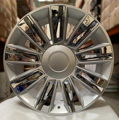 EXT ESV Tahoe Cadillac Replica Wheels Chrome 24 Inch Escalade Platinum Replica Wheels