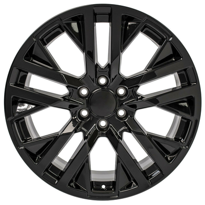 22" Ram 1500 6 Lug Black Set Of Four Wheels Rims 5903 Ram