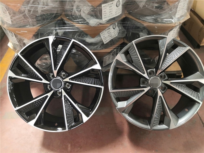 Alloy 5x112 66.6 Wheels 19 20 21 Inch Concave Wheels 21x9.5 Black 1