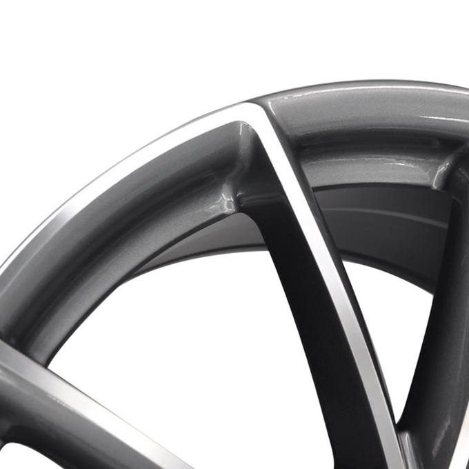 PCD 5X112 17 Inch Wheels CB 66.45 Silver A356.2 Aluminum Audi Replica Rims 0