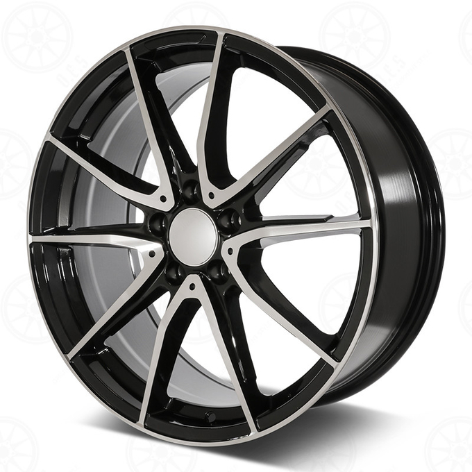 Passenger Car 19 Inch Mercedes Benz Replica Wheels 19x8.5 19x9.5 Alloy Rim TUV 4