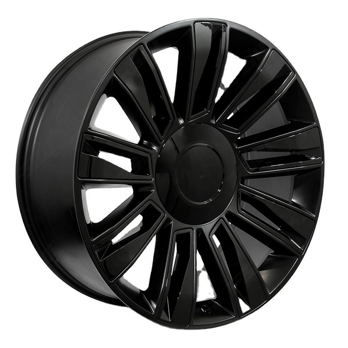 24 Inch Cadillac Replica Wheels Escalade Platinum 22 Inch Chrome Rims 6 Lug 4740 1