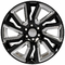Ct2078 22x9 Gmc Replica Wheels Satin Black Gloss Black Insert Rim Chevy 22&quot;