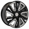 Ct2078 22x9 Gmc Replica Wheels Satin Black Gloss Black Insert Rim Chevy 22&quot;