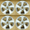 18&quot; Silver Replica Wheels Rim 75242 69131 For Toyota RAV4 2019-2022
