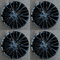18&quot; OEM Alloy 75221C Gloss Black Wheels For 2018-2022 Toyota Camry