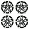 OEM Rim 75208 Black Wheel For 17-19 Toyota Corolla 17&quot;