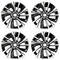18&quot; Black Machined Wheel For Honda Accord 2016-2017 OEM Rim 64081