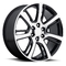 24&quot; New Escalade Black Machine Wheels Rims 4738 For Yukon Denali 2WD 4WD