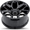 Snowflake CK156 Wheels Rims Gloss Black GMC Sierra Yukon Denali Fits 26&quot;