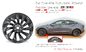 20&quot; Front BLACK Wheel For 21 22 Tesla Model 3 OEM Quality Replacement Rim 95135
