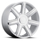 4739 22x9 GMC Wheels 7 Spoke Style Chrome 24 Inch Cadillac Escalade Replica Rims