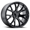 22 Inch Dodge Replica Wheels Black 2528 22x9 Fit Challenger Hellcat
