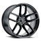 20x9.5 Inch Dodge Replica Wheels 5x115 Satin Black Fit Charger Widebody Challenger SRT