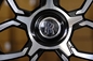 OEM Forged Alloy Black Staggered 22 Inch Rims 5x112 For Cullinan Black Badge