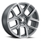 Grey Dodge RAM 1500 Chevrolet Replica Wheels 22 Inch 5 Lug 2684 5x5.5