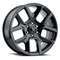 Grey Dodge RAM 1500 Chevrolet Replica Wheels 22 Inch 5 Lug 2684 5x5.5