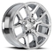 Grey Dodge RAM 1500 Chevrolet Replica Wheels 22 Inch 5 Lug 2684 5x5.5